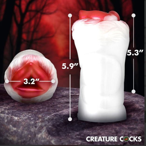 CREATURE COCKS SNOW SHE-WOLF SILICONE STROKER - XRAH617