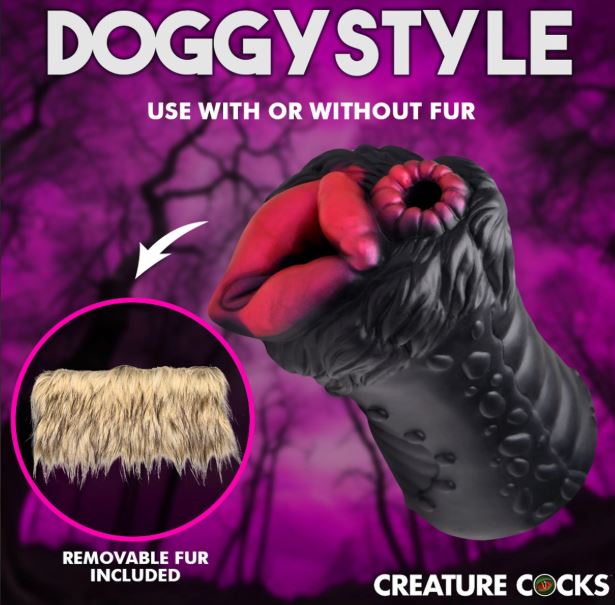 CREATURE COCKS SAVAGE SHE-WOLF SILICONE STROKER - XRAH618