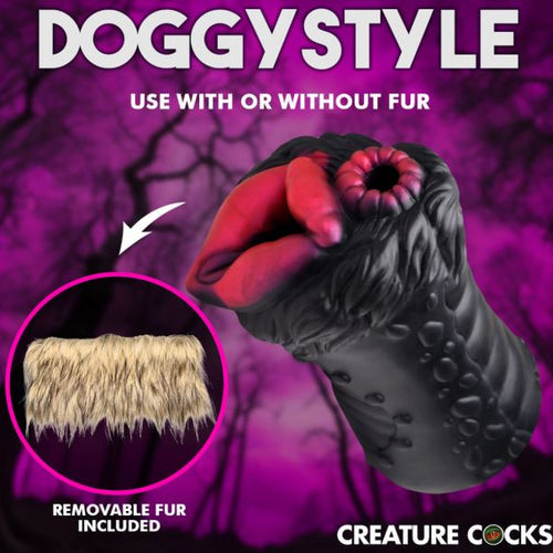 CREATURE COCKS SAVAGE SHE-WOLF SILICONE STROKER - XRAH618