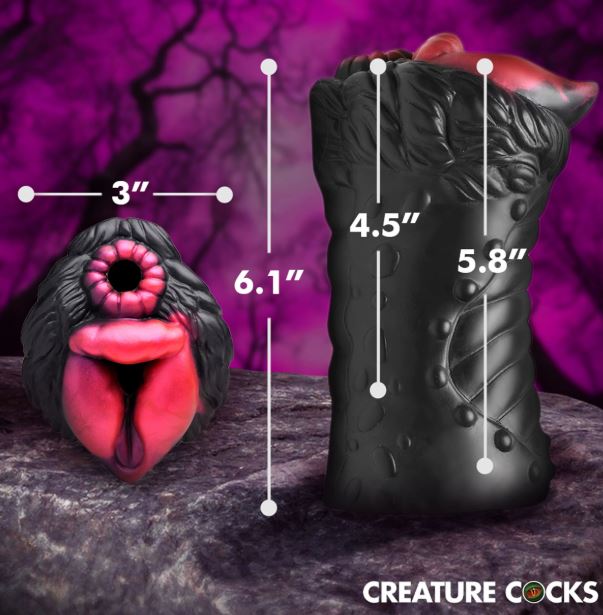 CREATURE COCKS SAVAGE SHE-WOLF SILICONE STROKER - XRAH618