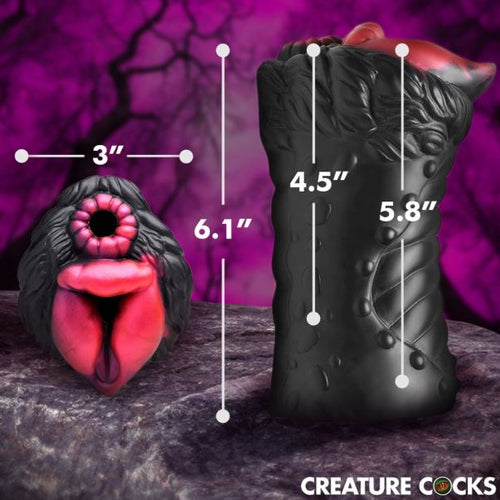CREATURE COCKS SAVAGE SHE-WOLF SILICONE STROKER - XRAH618
