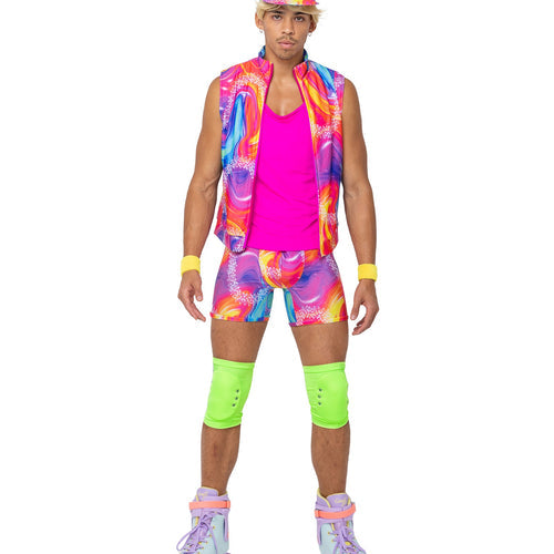 6189 - 6PC Mens Retro Rollerblade Stud