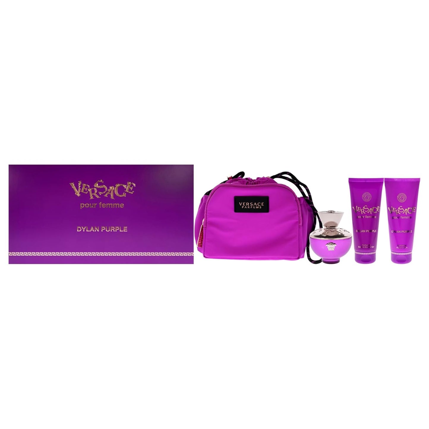 DYLAN PURPLE 4PC SET, WOMEN'S GIFT SET, EDP