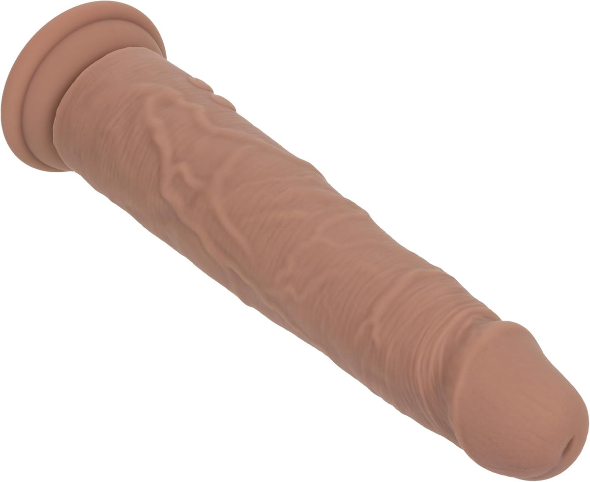 STUDS RECHARGEABLE VIBRATING THRUSTING SILICONE BROWN - SE025712