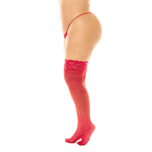 Sheer Thigh Highs with Stay Up