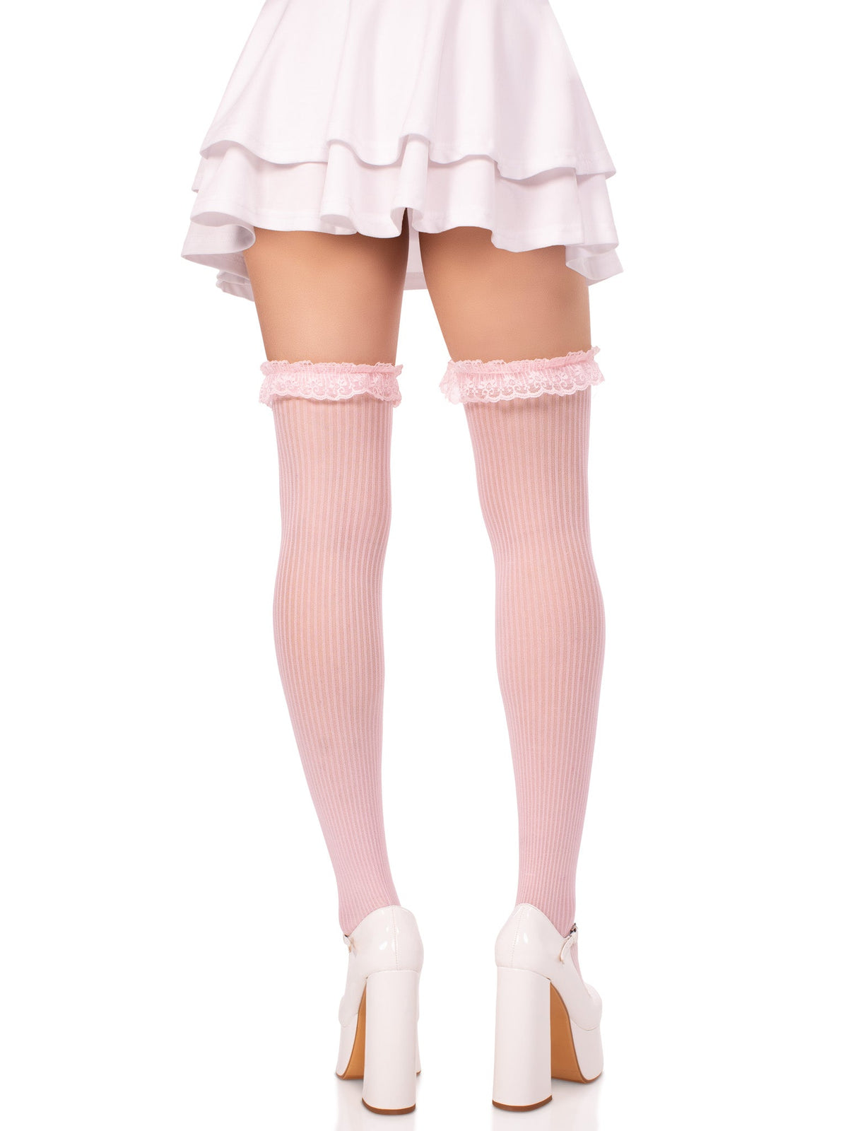 Calliope Striped Thigh Highs - 6229      12922