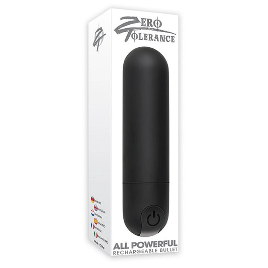 Zero Tolerance All Rechargeable Bullet Vibrator