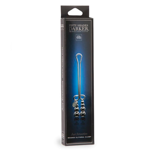 FIFTY SHADES DARKER JUST SENSATION BEADED CLITORAL CLAMP - FS63953