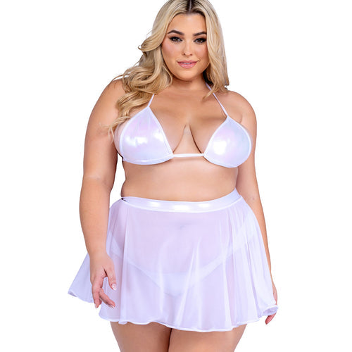 6542 - Sheer Mesh Skirt
