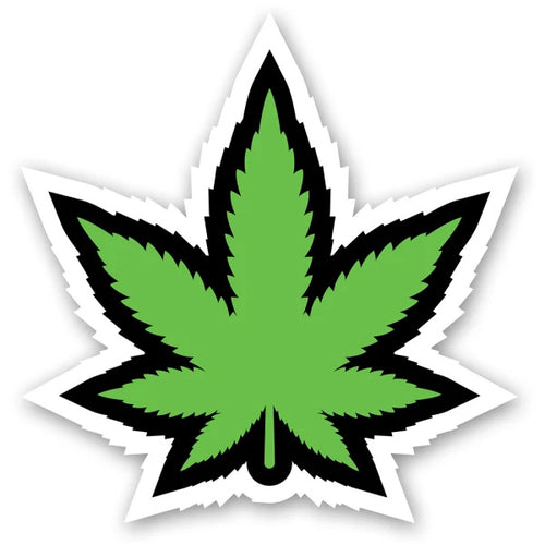 GREEN LEAF STICKER (NET) - WRSTW002