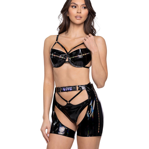 6504 - Pride Light Up Vinyl Chaps