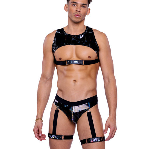 6507 - Pride Cropped Vinyl Top