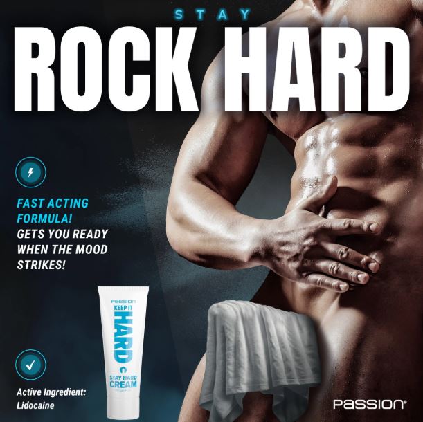 PASSION KEEP IT HARD STAY HARD CREAM 1.5 OZ - XRAH652