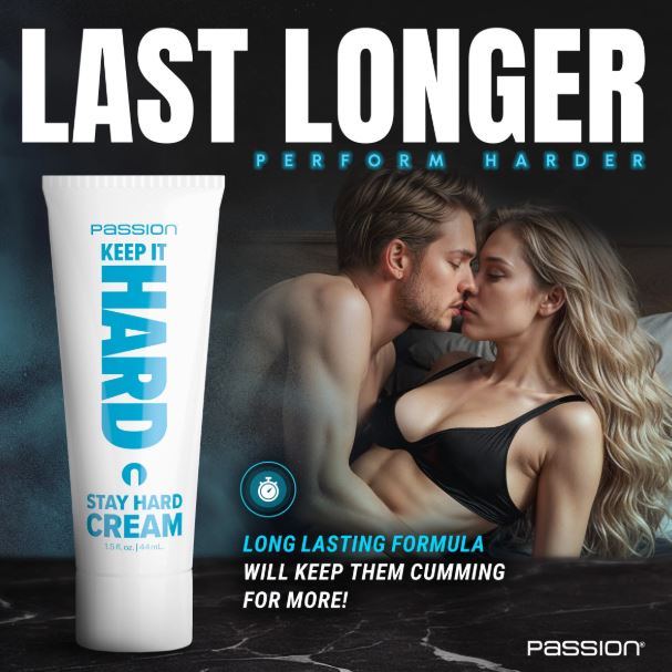 PASSION KEEP IT HARD STAY HARD CREAM 1.5 OZ - XRAH652