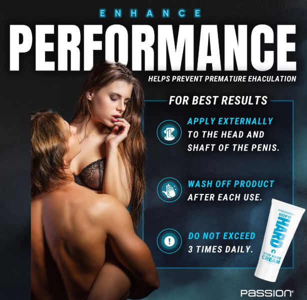 PASSION KEEP IT HARD STAY HARD CREAM 1.5 OZ - XRAH652