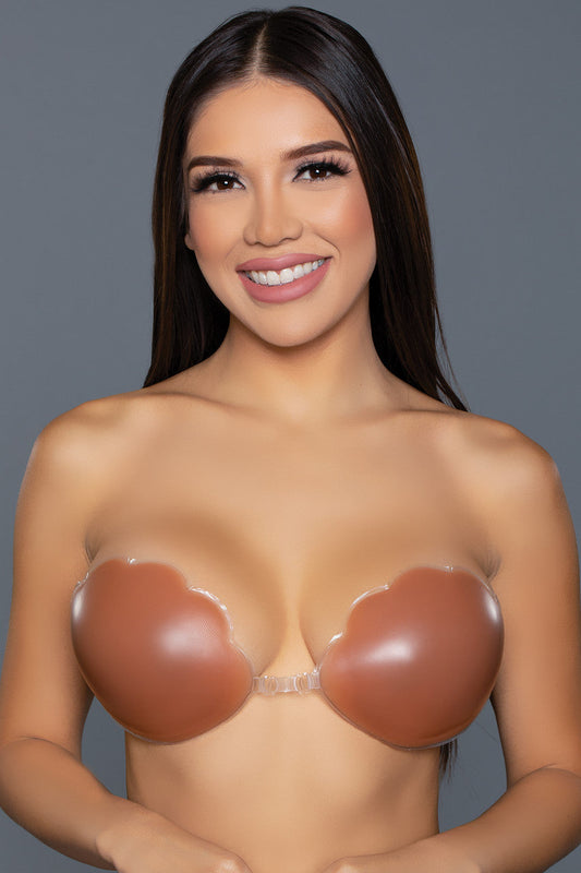 2317 Scalloped Edge Silicone Bra