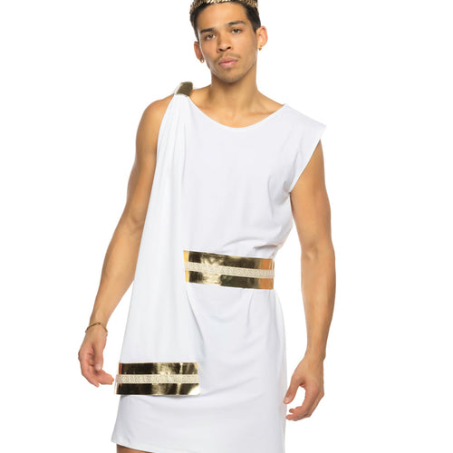 6636 - 2pc Gilded Greek God