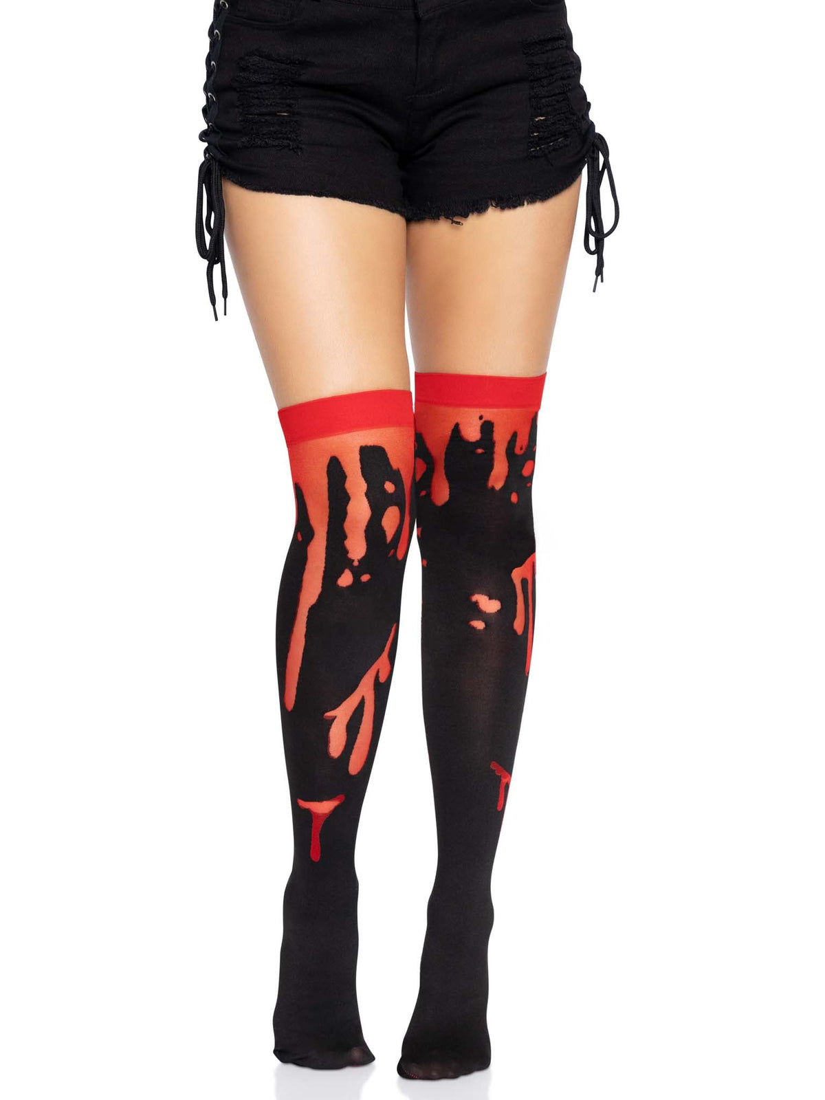 Splatter Thigh Highs - 6639      00322