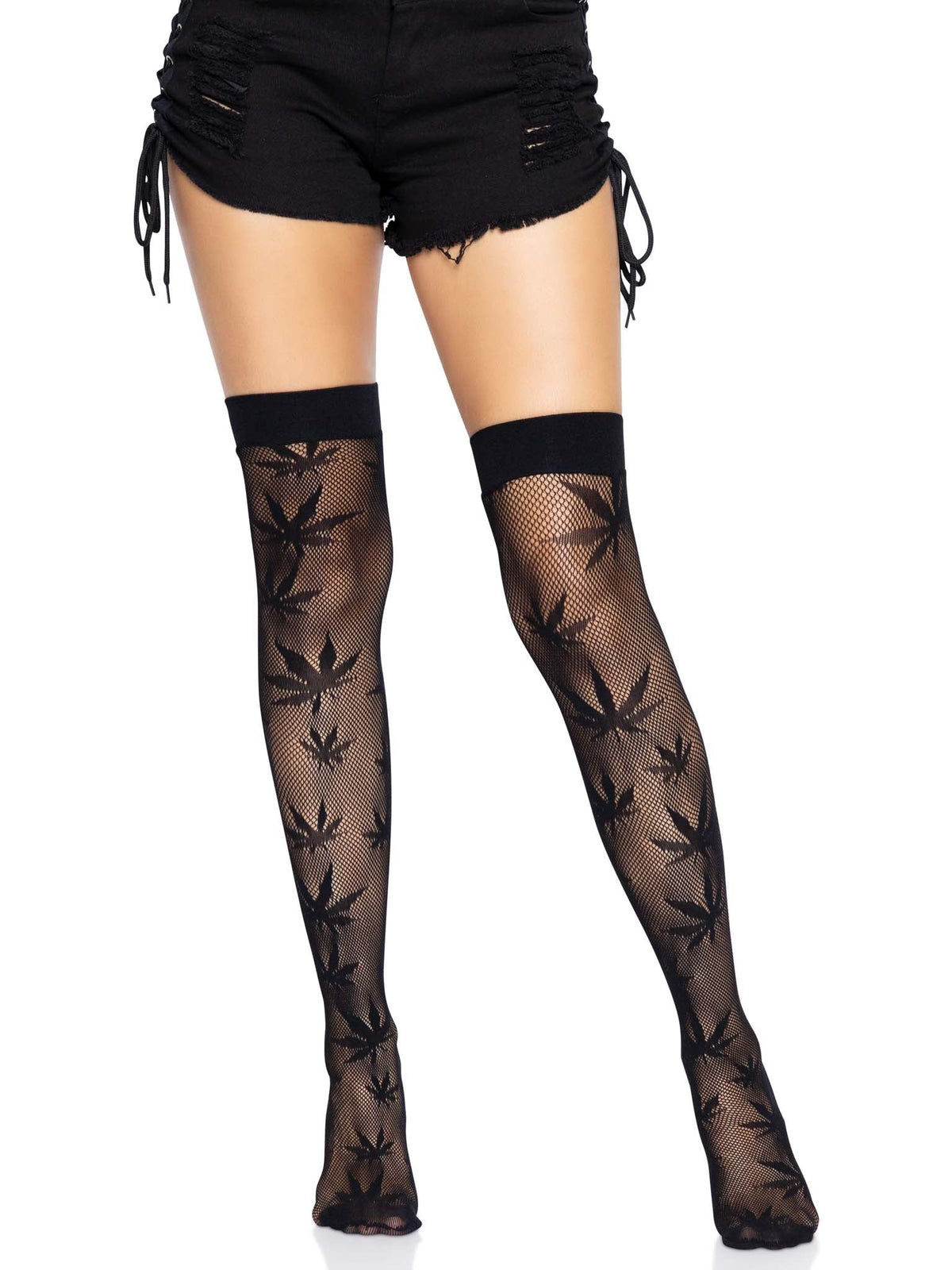 420 Net Thigh Highs - 6642      00122