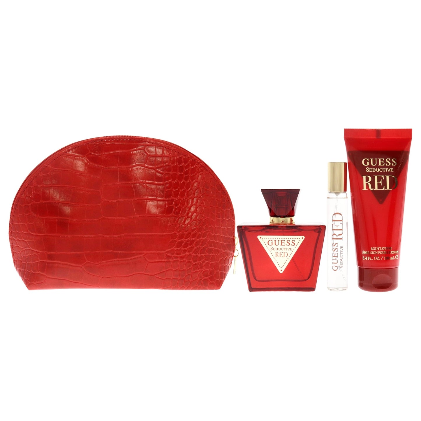 GUESS SEDUCTIVE RED 4PC SET, WOMEN'S GIFT SET, EDT