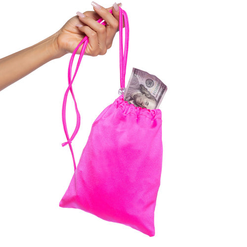 6731 - Spandex Iridescent Money Bag