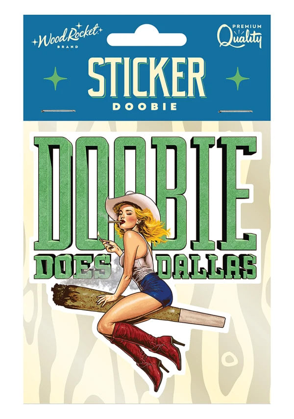 DOOBIE DOES DALLAS STICKER (NET) - WRSTW001