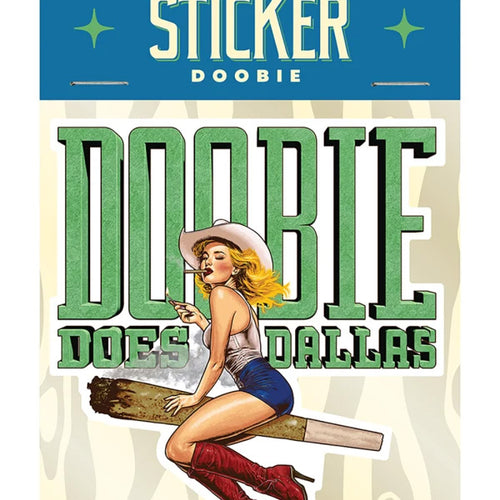 DOOBIE DOES DALLAS STICKER (NET) - WRSTW001