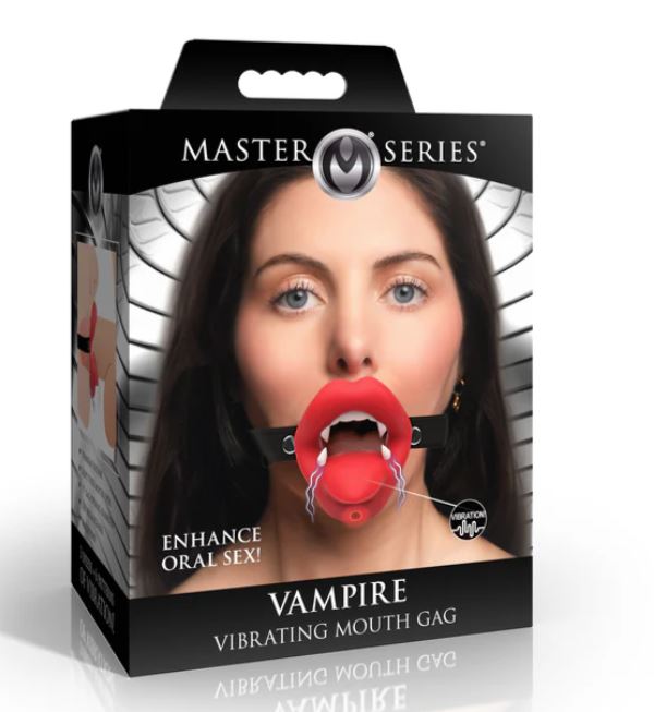 MASTER SERIES VAMPIRE MOUTH GAG VIBRATING - XRAH679