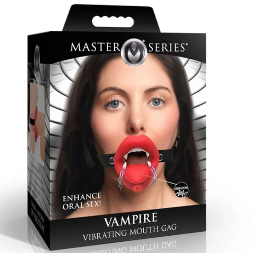 MASTER SERIES VAMPIRE MOUTH GAG VIBRATING - XRAH679