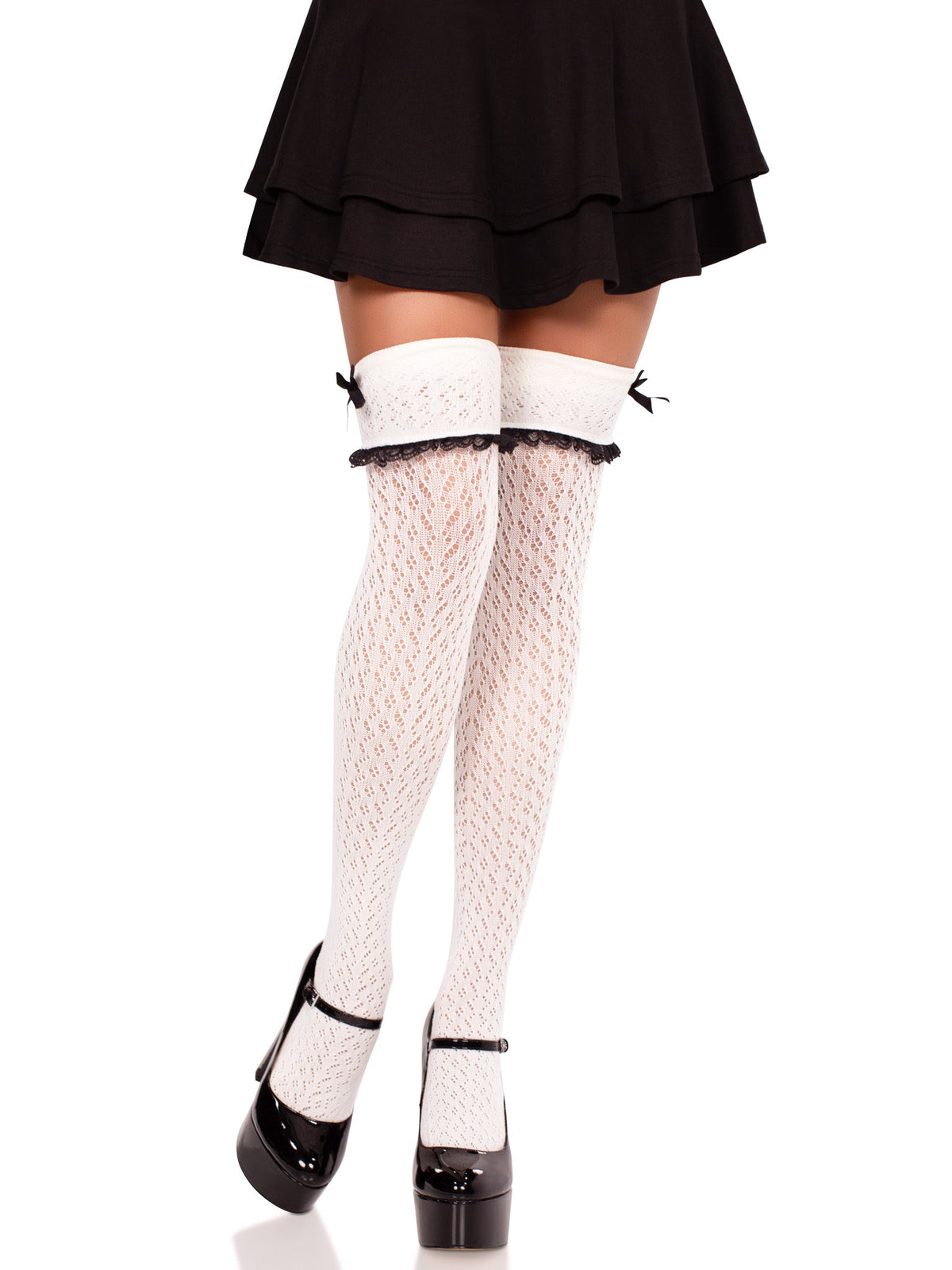 Sofia Crocheted Knee Socks - 6900      00222