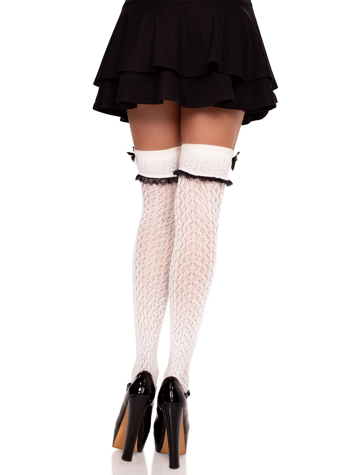 Sofia Crocheted Knee Socks - 6900      00222