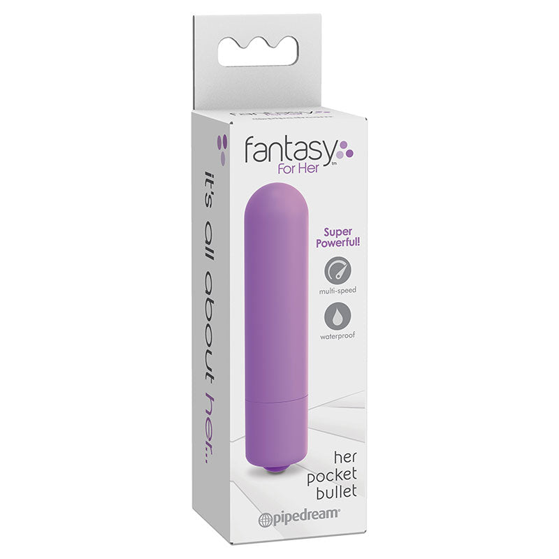 Pipedream Fantasy For Her Her??íPocket Bullet Multi-Speed Vibrator Purple