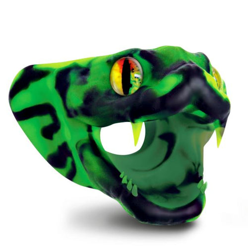 CREATURE COCK MASTER COBRA SILICONE COCK RING GREEN - XRAH699GRE