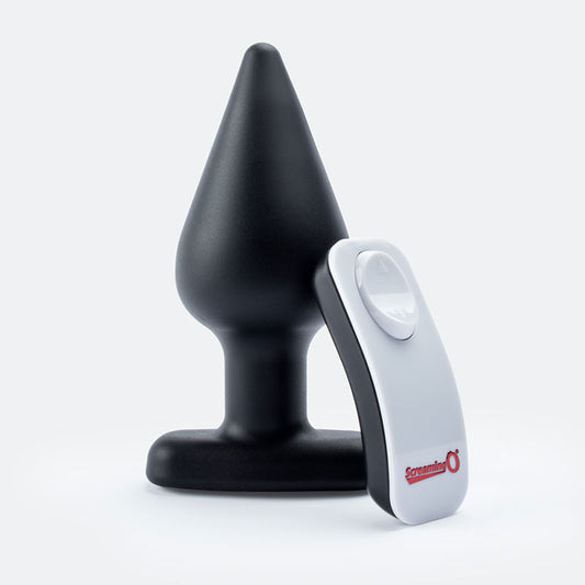 Screaming O My Secret Remote Vibrating Plug - Black