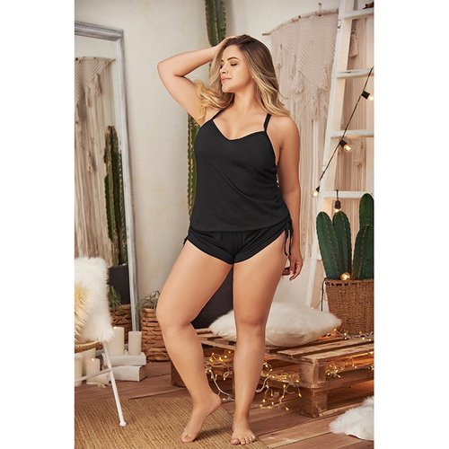 Two Piece Pajamas Set. Top and Shorts