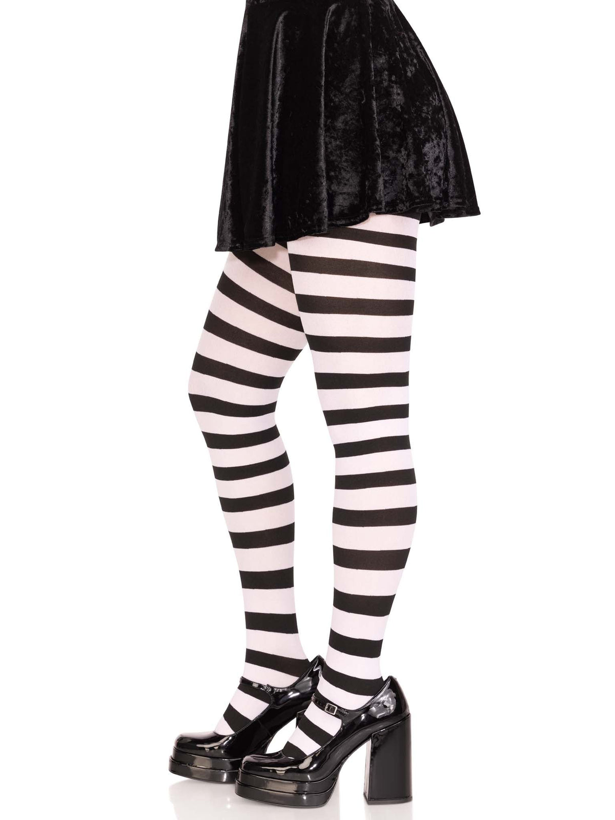 Darby Striped Opaque Tights - 7110      00722