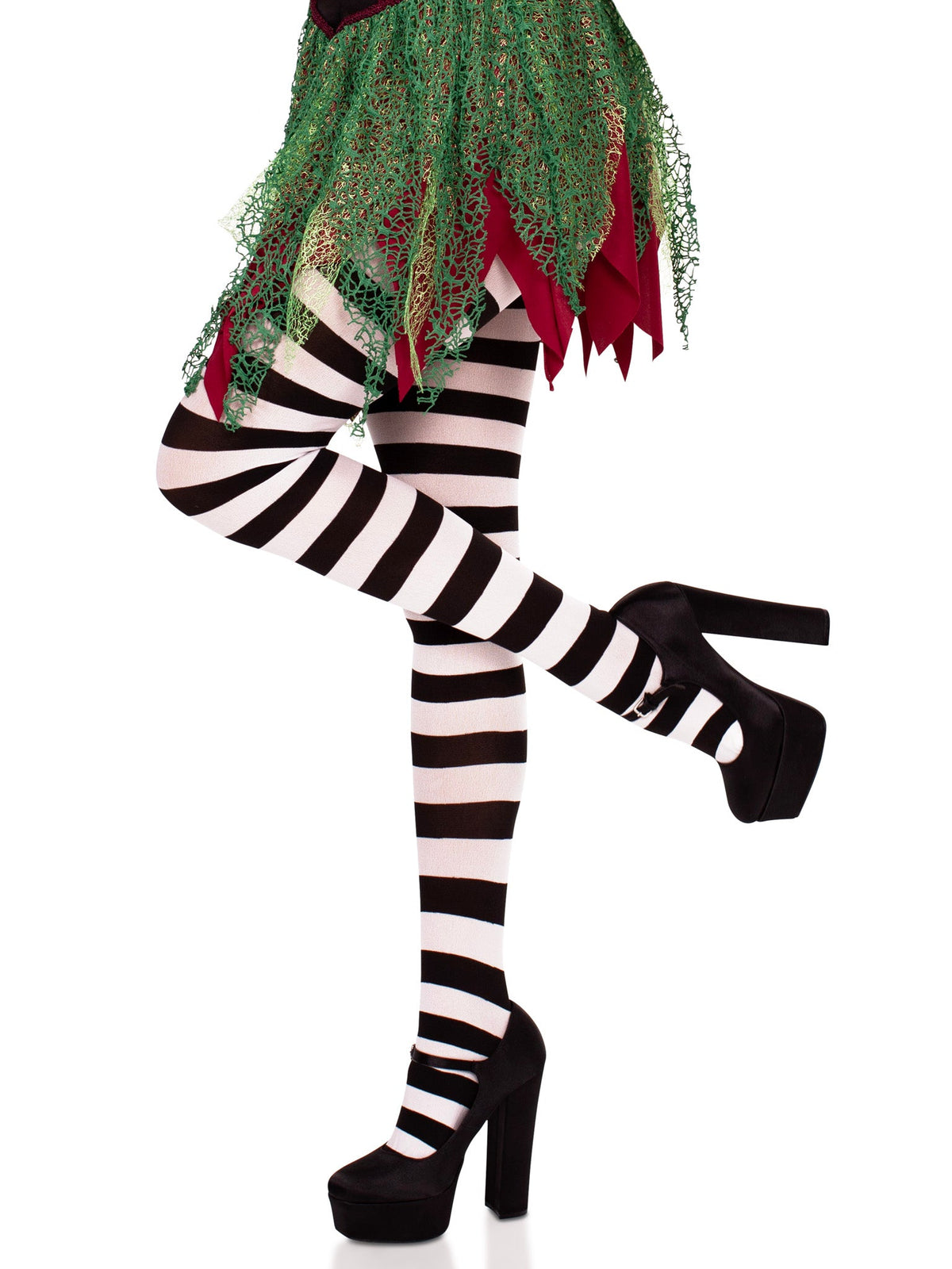 Darby Striped Opaque Tights - 7110      00722