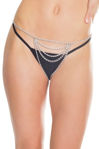 7247 - Crotchless Chain Gstring