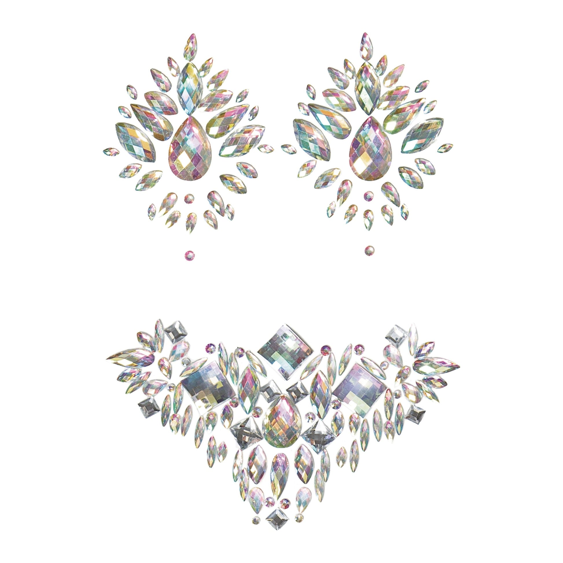 7250 - Pasties - X Shaped Fishnet