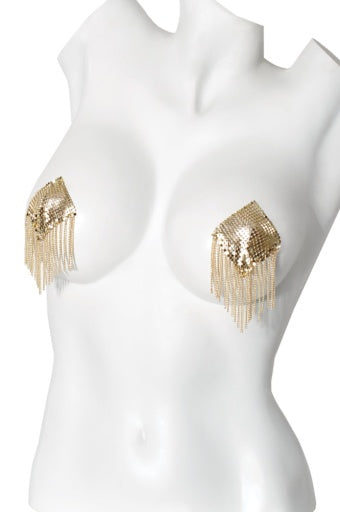 7252 - Chain Mail Pasties With Fringe