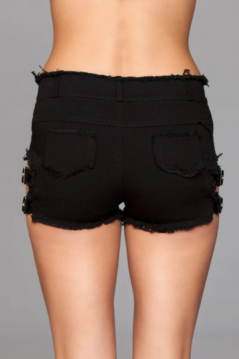 J10 Buckled Down Denim Shorts