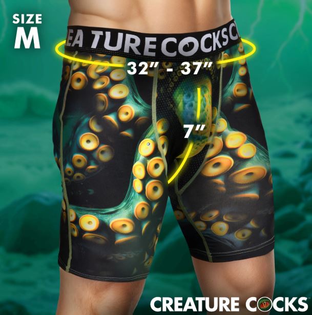 CREATURE COCKS UNDERWEAR MONSTROPUS MEDIUM - XRAH728M