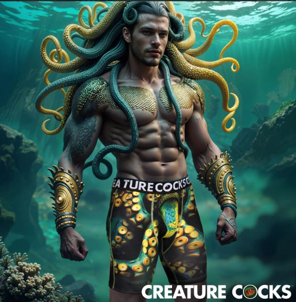CREATURE COCKS UNDERWEAR MONSTROPUS LARGE - XRAH728L