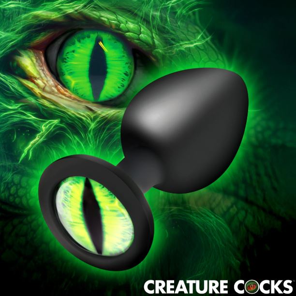 CREATURE COCK CREATURE EYE SILICONE BUTT PLUG MEDIUM - XRAH735MED