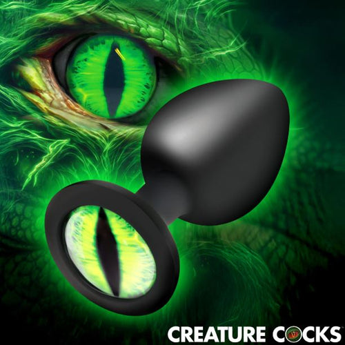 CREATURE COCK CREATURE EYE SILICONE BUTT PLUG MEDIUM - XRAH735MED