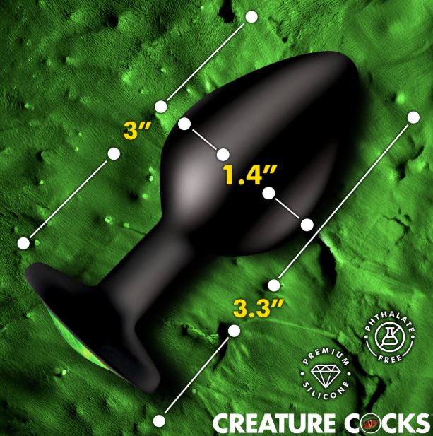 CREATURE COCK CREATURE EYE SILICONE BUTT PLUG MEDIUM - XRAH735MED
