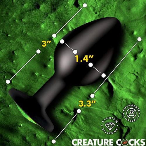 CREATURE COCK CREATURE EYE SILICONE BUTT PLUG MEDIUM - XRAH735MED