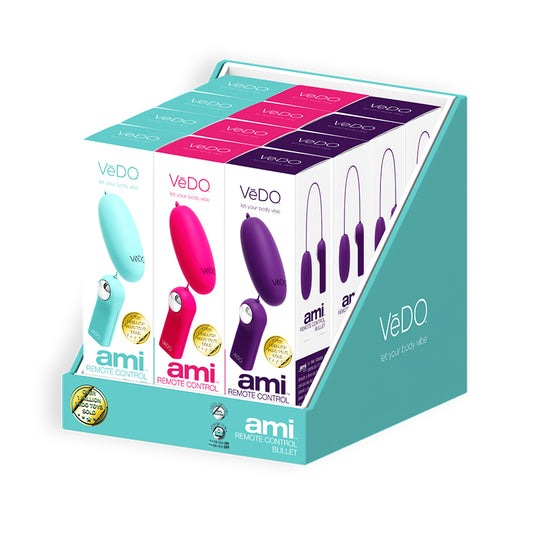 Vedo Ami Remote Control 12pc display - Pinkfoxxx