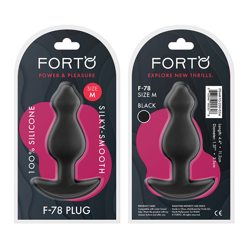 Forto F-78 Pointee Silicone Anal Plug