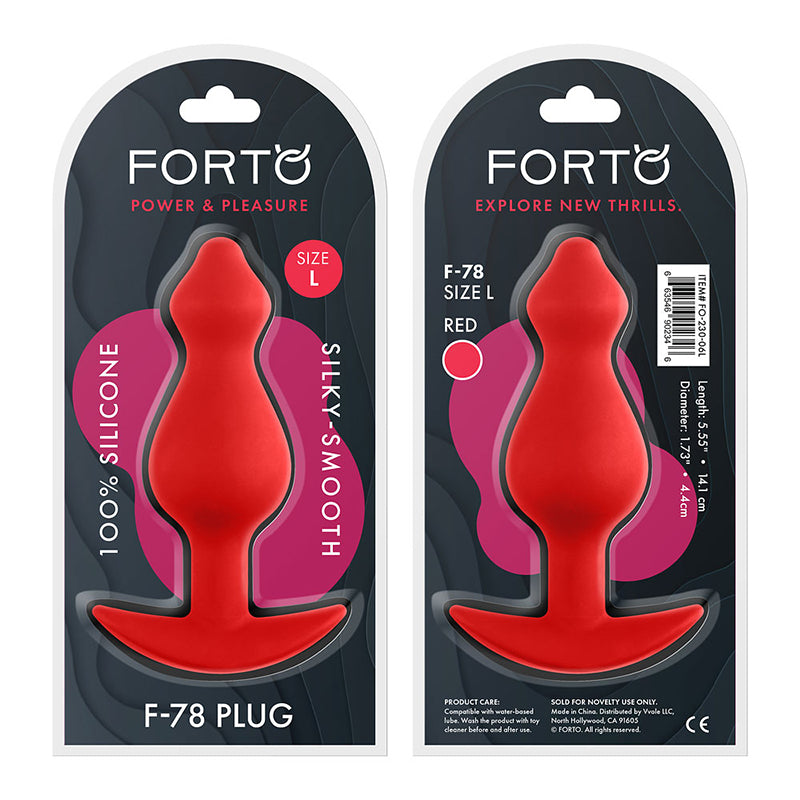 Forto F-78 Pointee Silicone Anal Plug